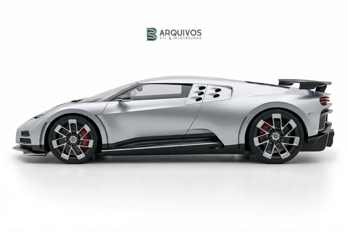 Modelo 3D STL - Bugatti Centodieci 2020 — foto 2